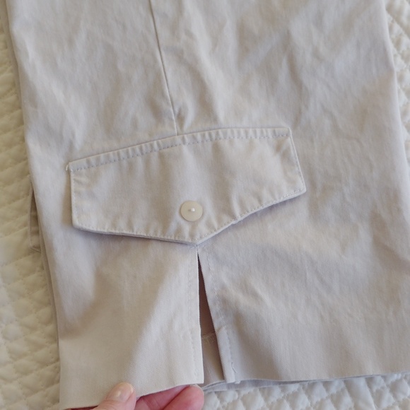 Culture High Waisted Flat Front Crop Pants with Stretch - Picture 4 of 10